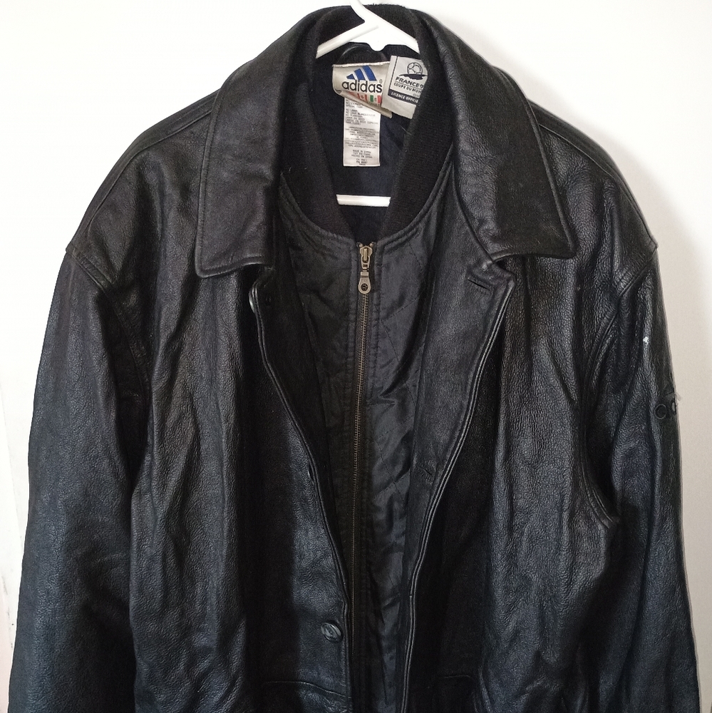 Adidas Leather jacket